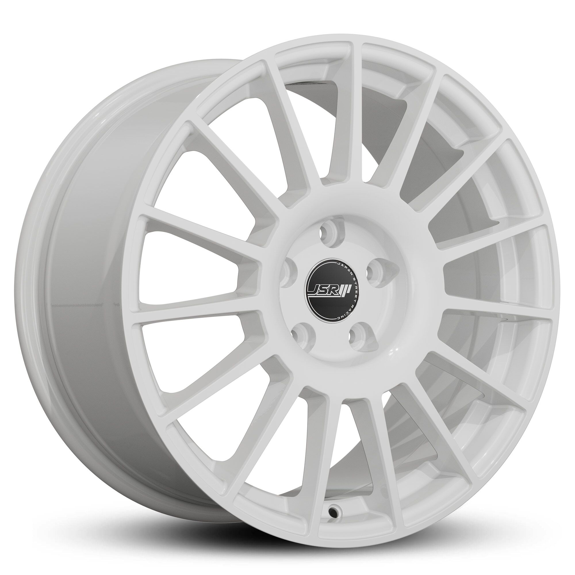 RALLY WHEELS JSR ST24 GLOSS WHITE 18X8 5X118 WHEEL ONLY